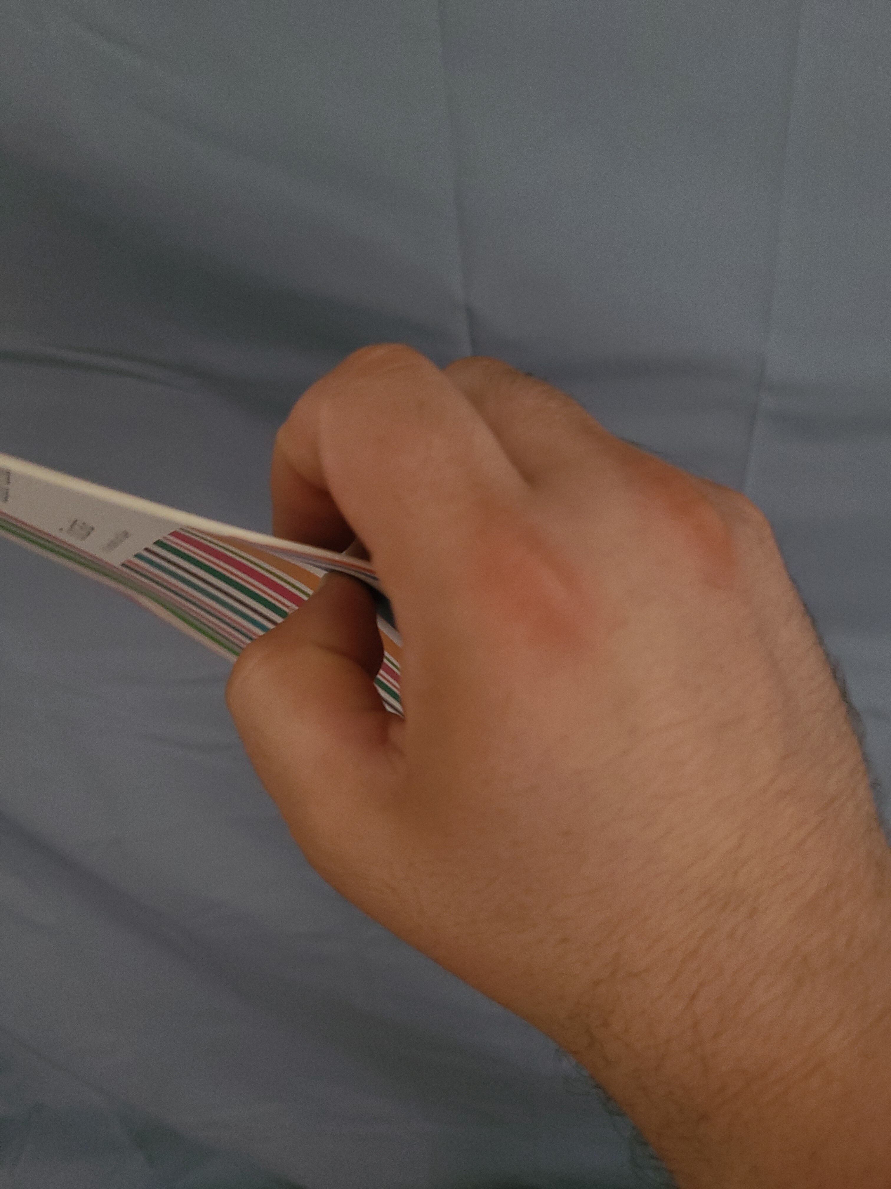 Pulling a book in an unnatural way